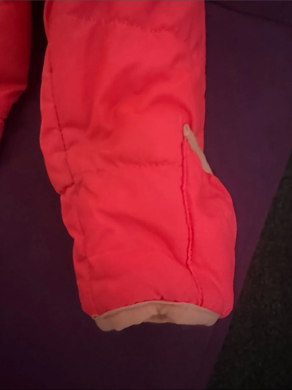 Nike Hot Pink Hooded Puffer One-Piece